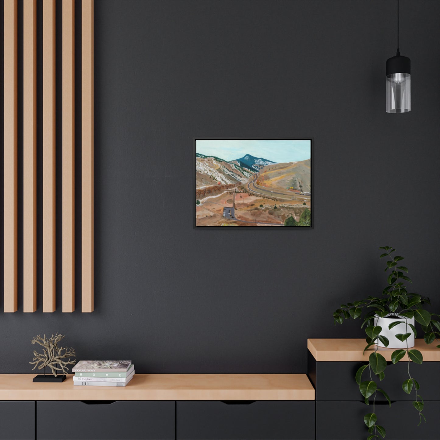 Framed canvas