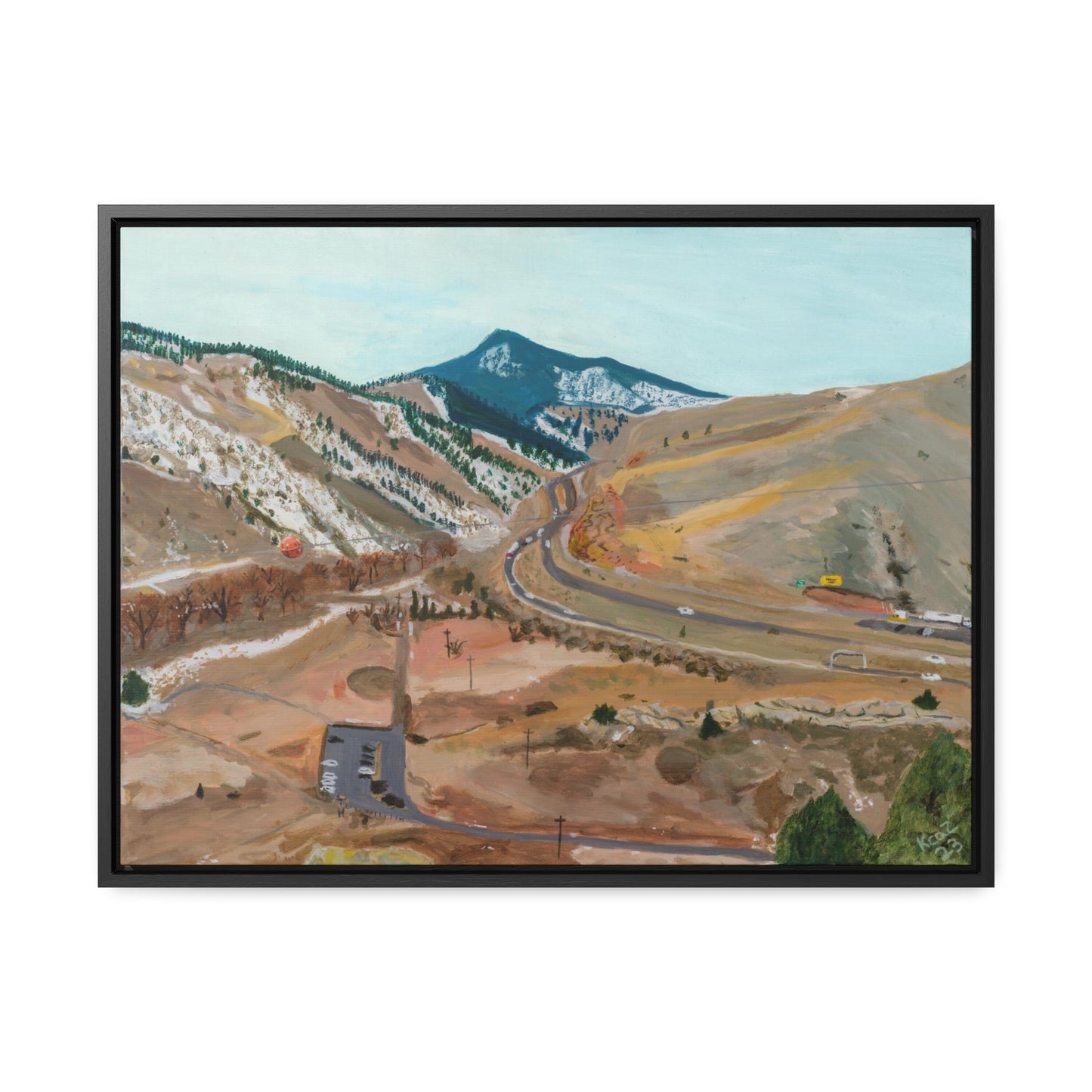 Framed canvas