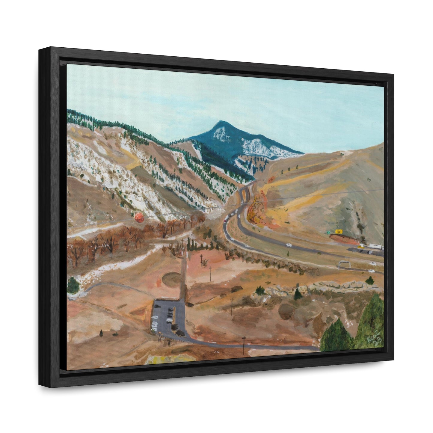 Framed canvas
