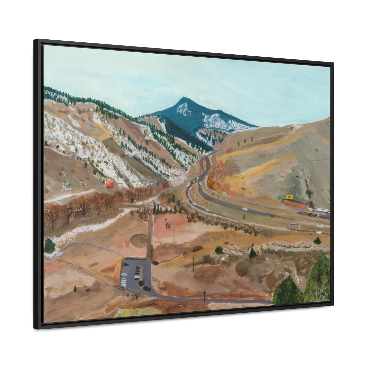 Framed canvas
