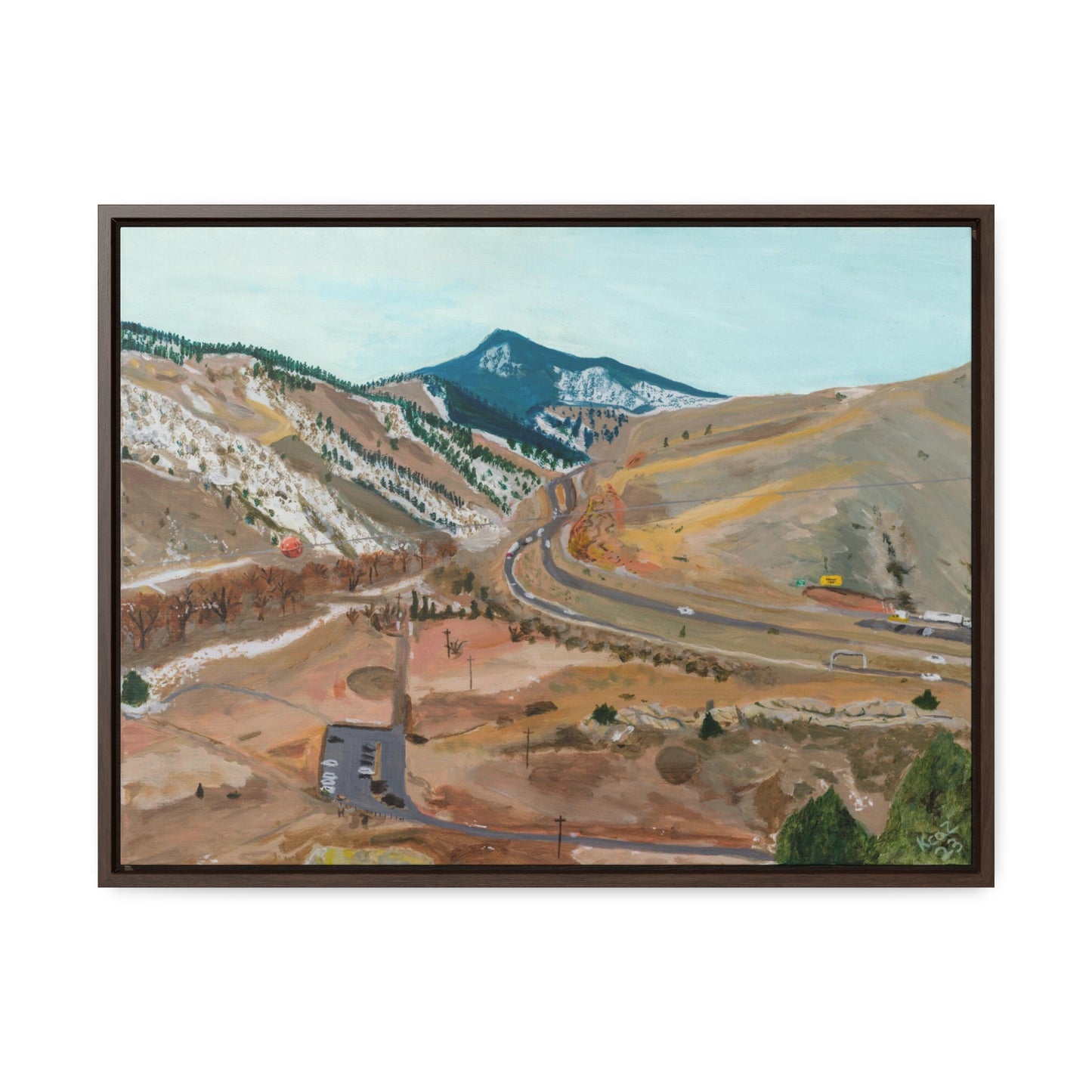 Framed canvas