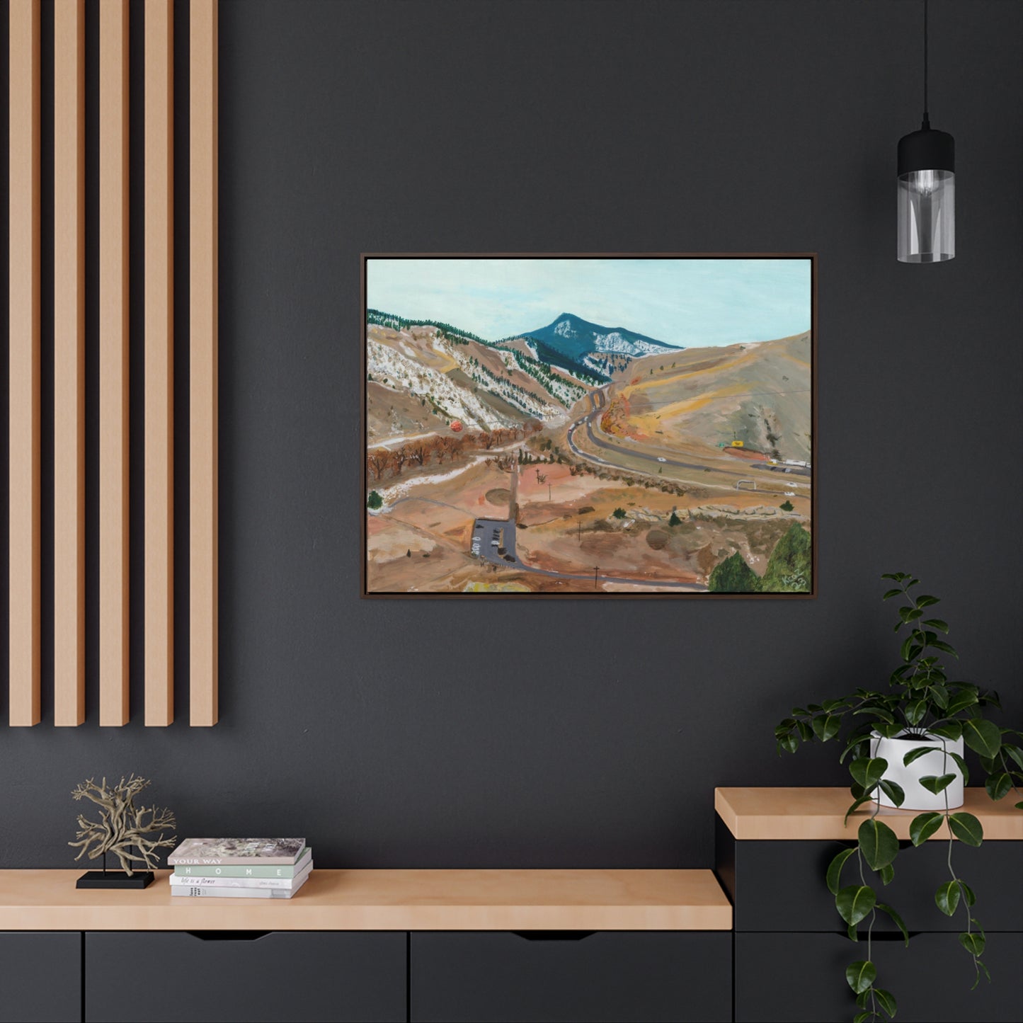 Framed canvas