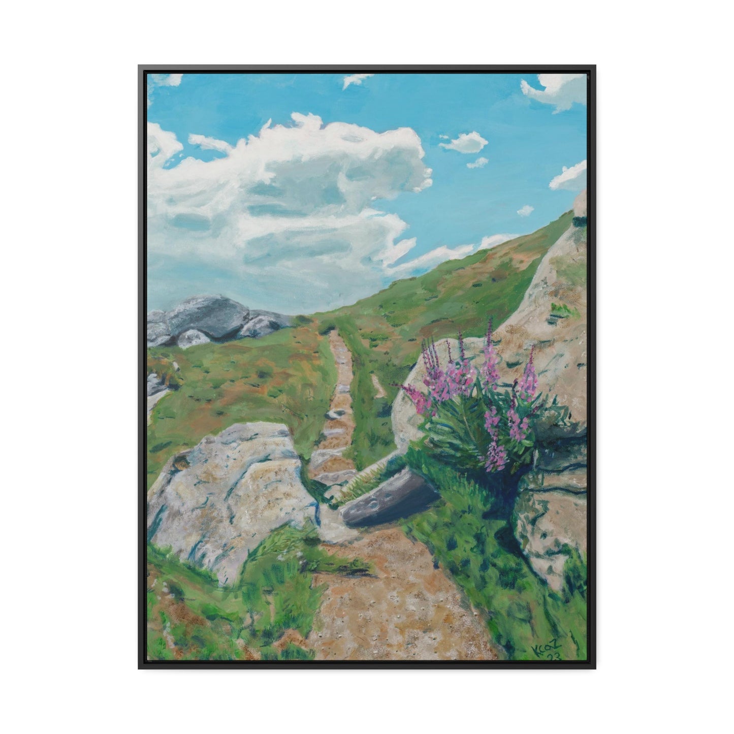 Framed canvas
