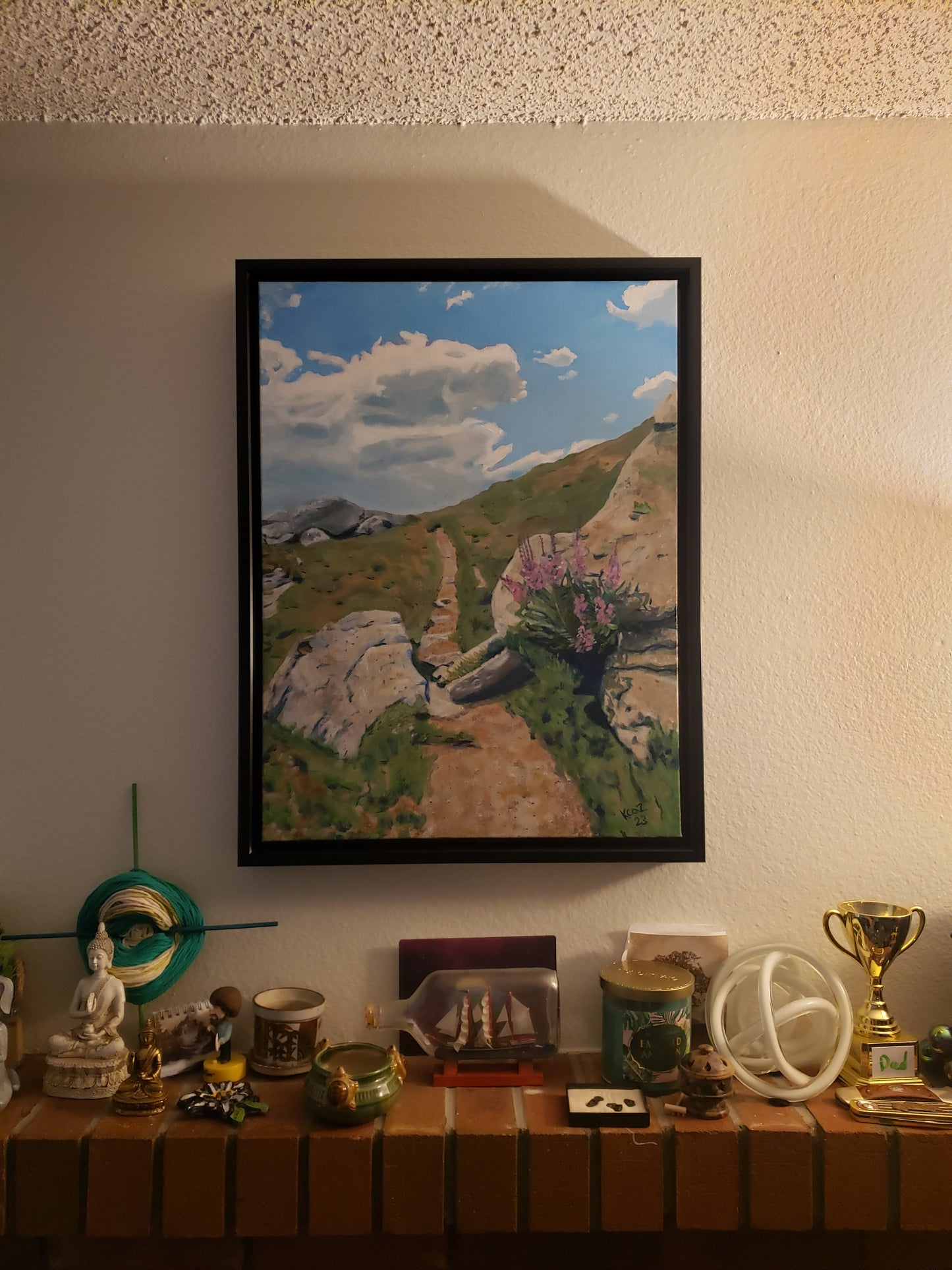 Trail by St. Mary's Glacier-18x24