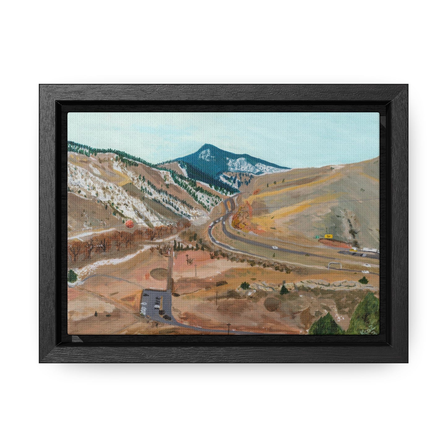 Framed canvas