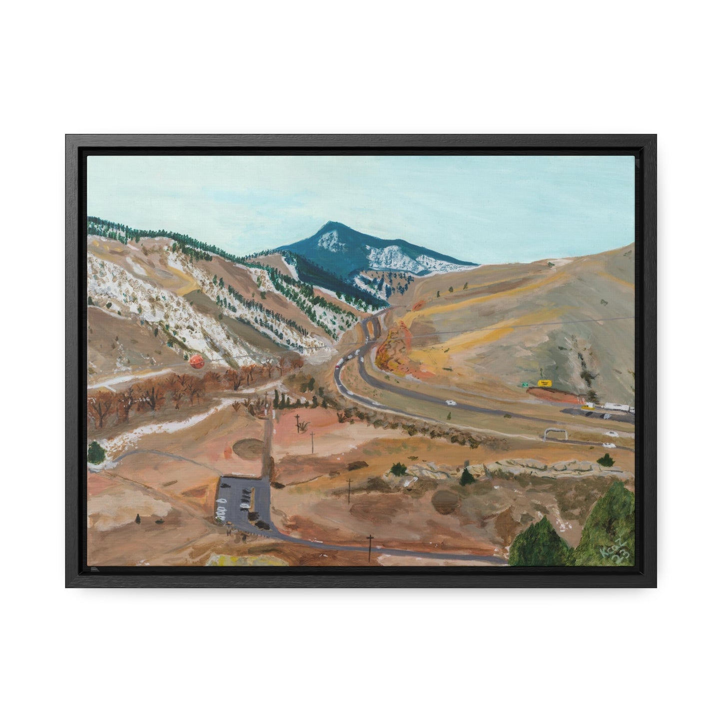 Framed canvas