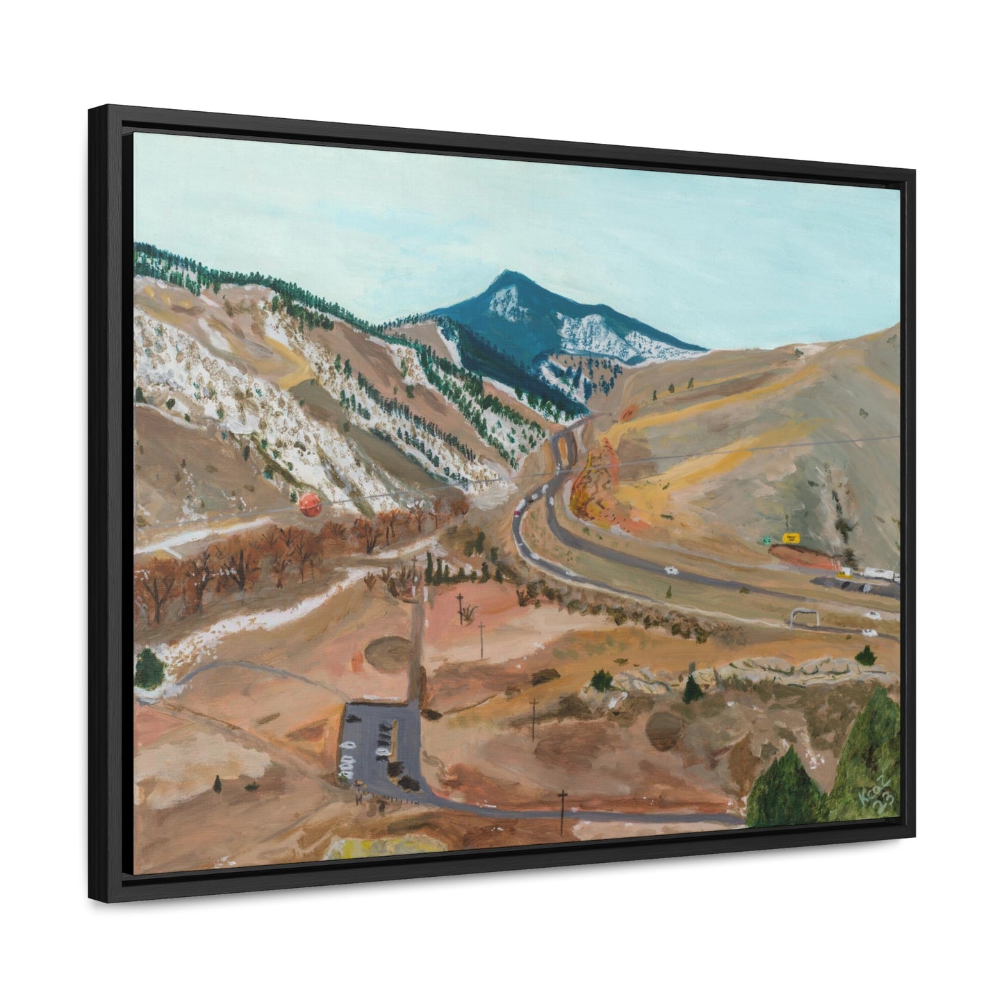 Framed canvas