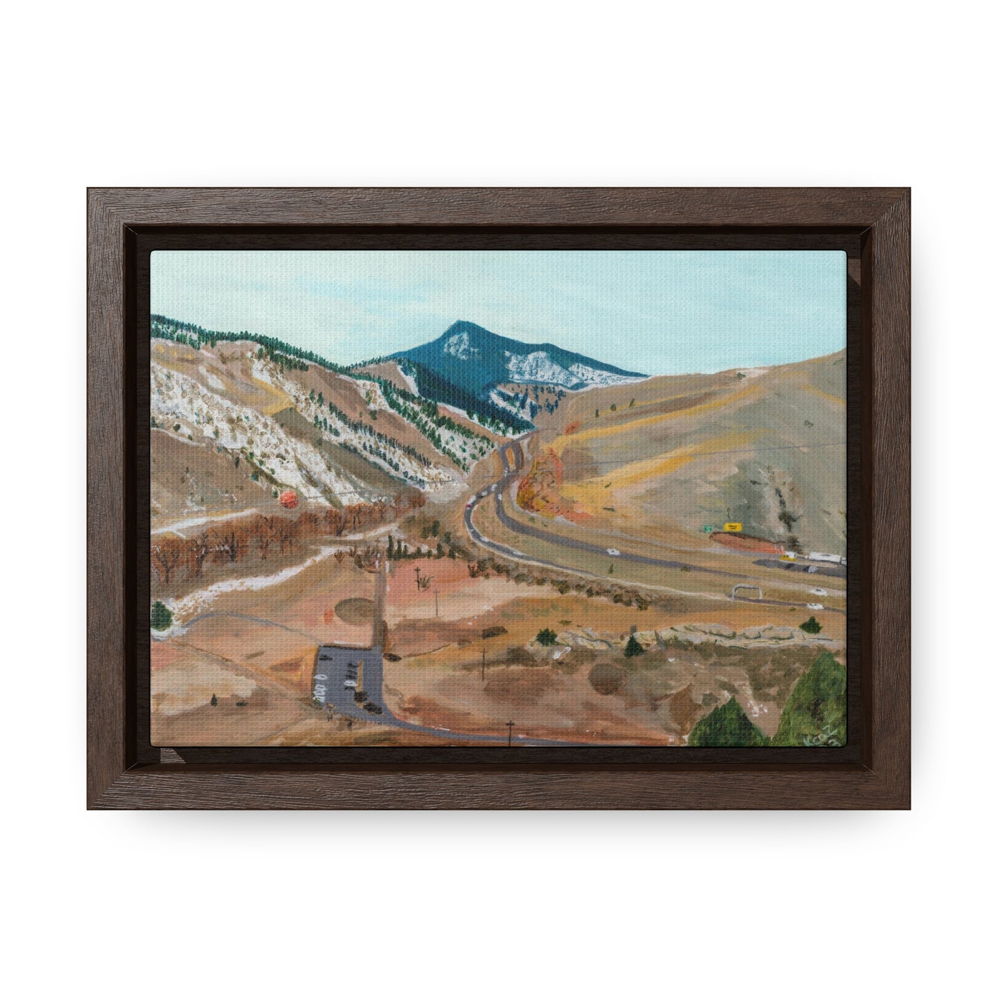 Framed canvas