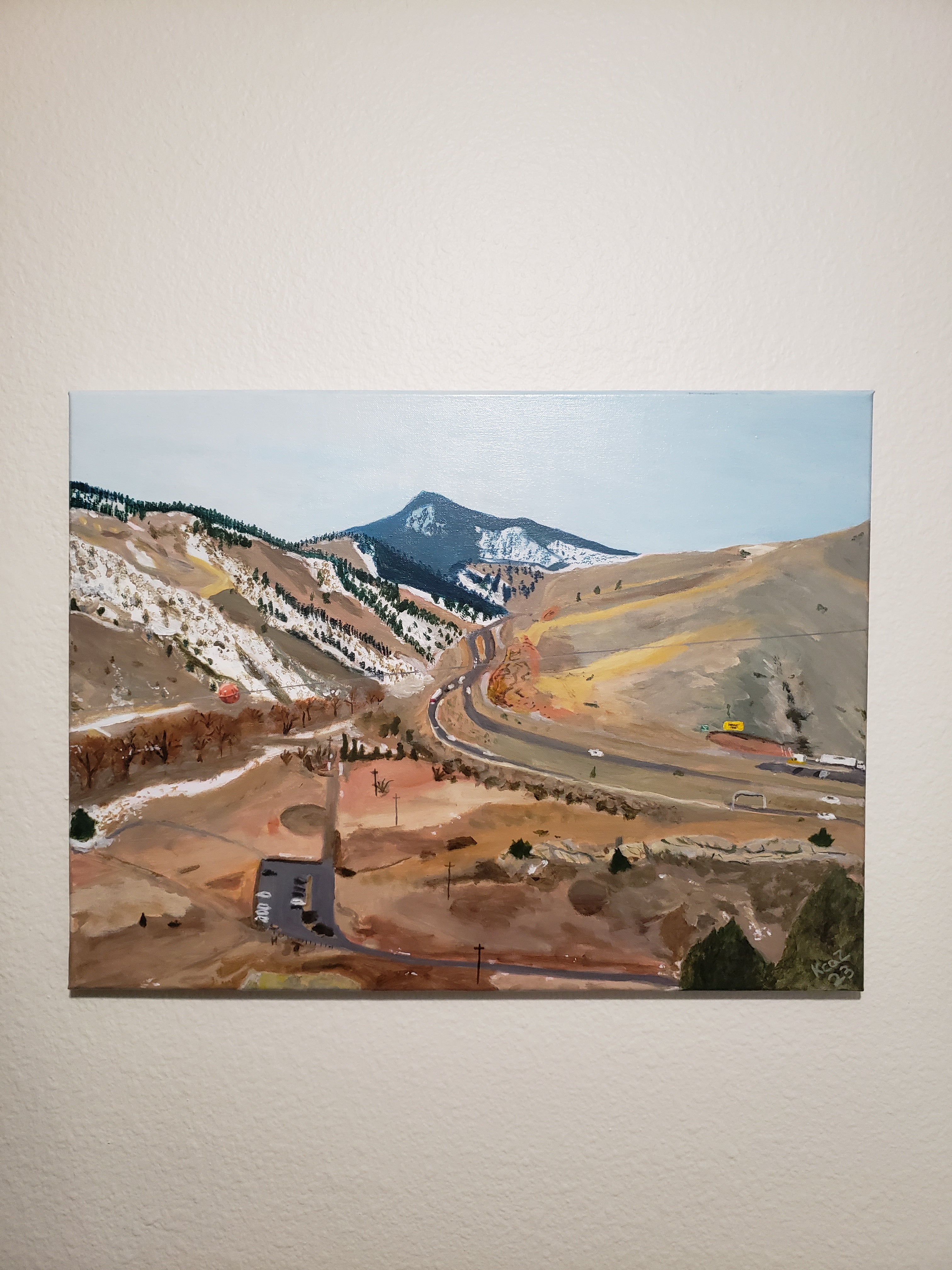 Railsback Ridge Dinosaur Ridge-18x24 – Railsback Arts