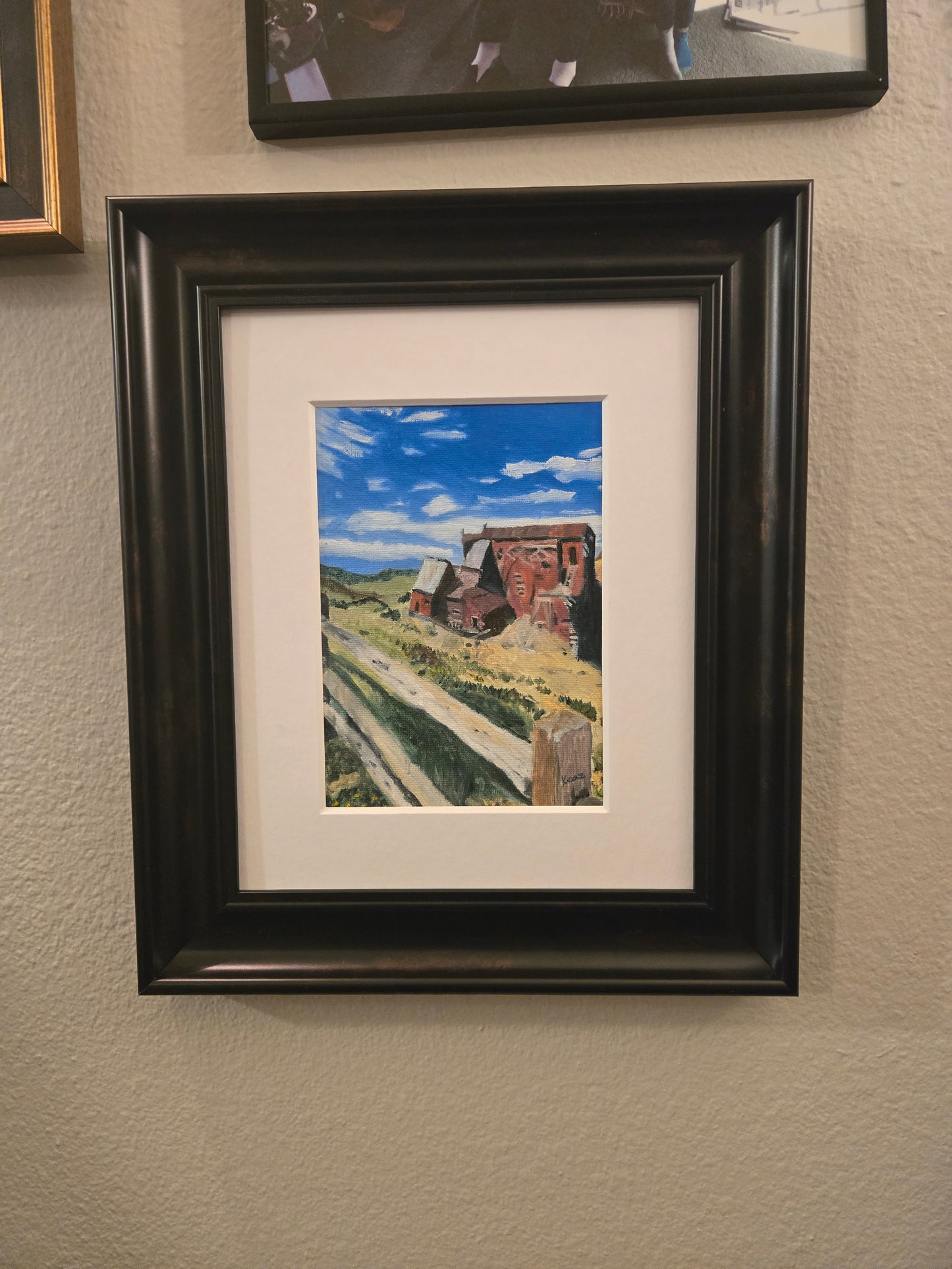 "The Vindicator" old mining building in Victor Colorado.